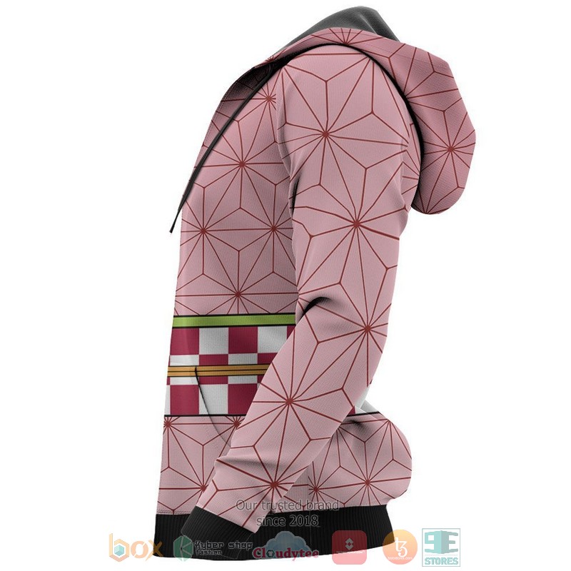 Kamado Nezuko Uniform Kimetsu Anime 3D Hoodie Kamado Nezuko Uniform Kimetsu Anime 3D Hoodie