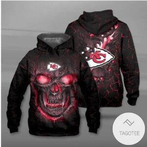 Kansas City Chiefs Lava Skull Hoodie