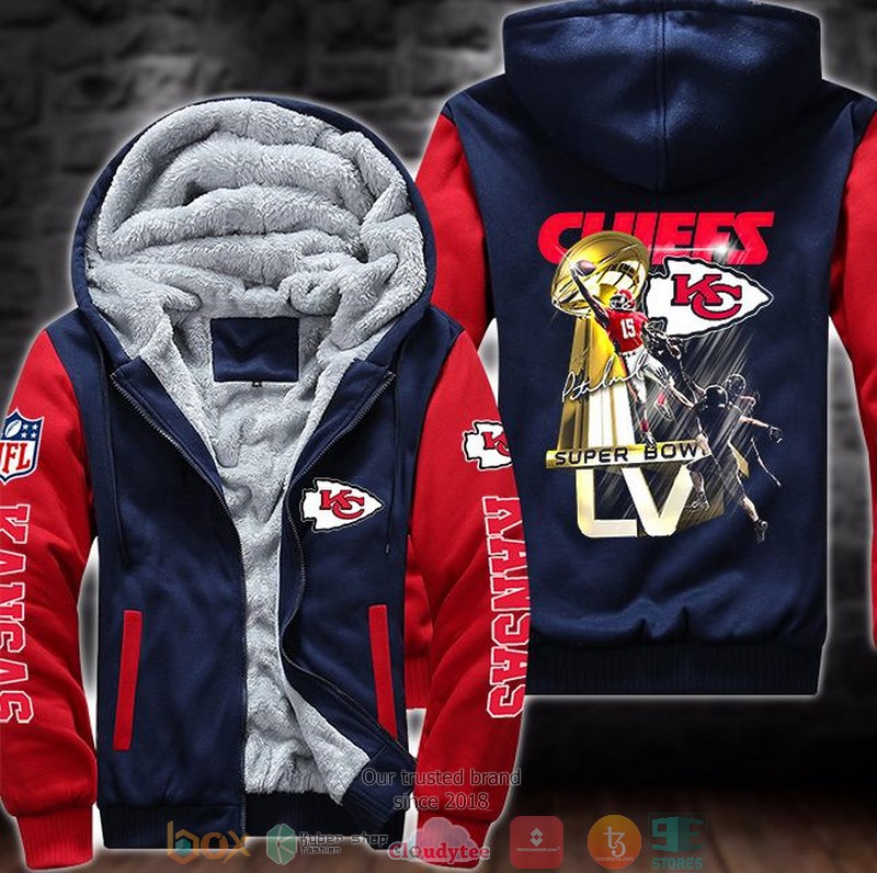 Kansas City Chiefs Nfl Super Bowl Liv 3D Fleece Hoodie Kansas City Chiefs Nfl Super Bowl Liv 3D Fleece Hoodie