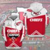 Kansas City Chiefs Nfl Super Bowl Liv Champions 2021 3D Hoodie