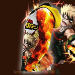 Katsuki Bakugou My Hero Academia Anime 3D Zip Hoodie