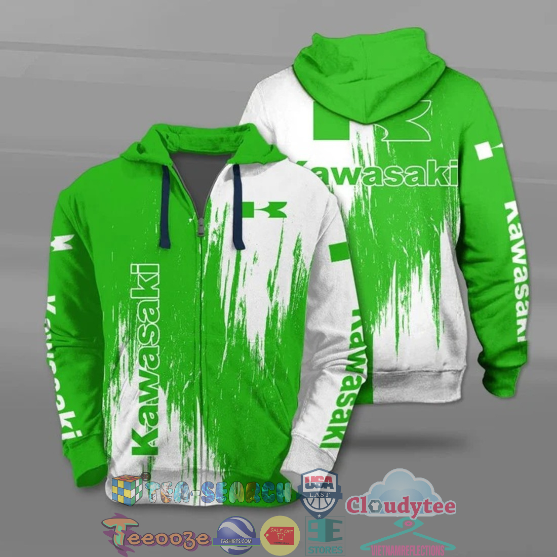 Kawasaki Ver 2 All Over Printed T-Shirt Hoodie Kawasaki Ver 2 All Over Printed T-Shirt Hoodie