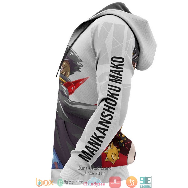 Kill La Kill Mankanshoku Mako Anime 3D Hoodie Kill La Kill Mankanshoku Mako Anime 3D Hoodie