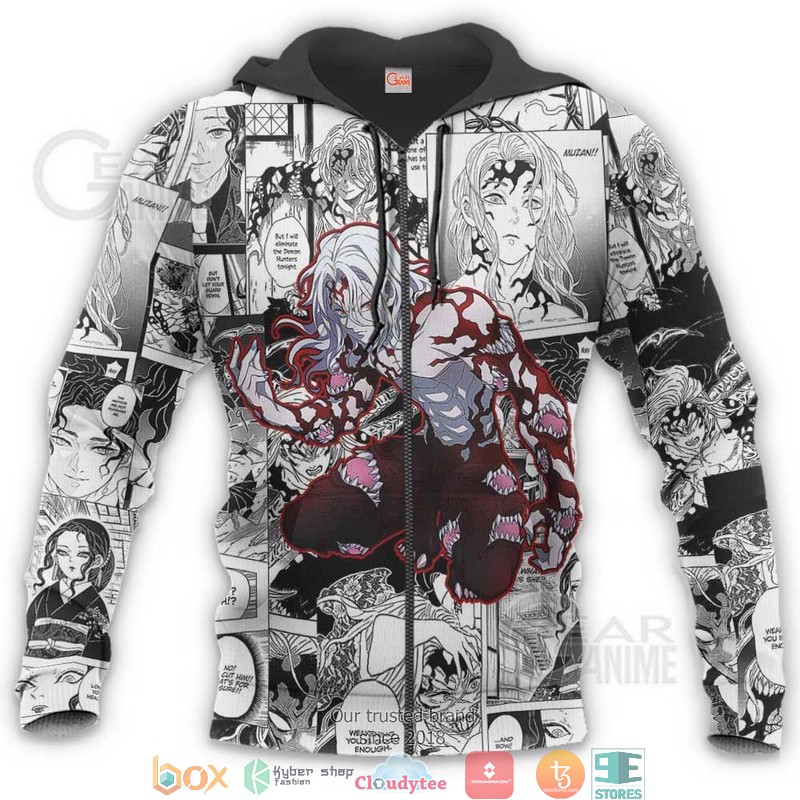 Kimetsu Anime Mix Manga Muzan Kibutsuji 3D Hoodie Kimetsu Anime Mix Manga Muzan Kibutsuji 3D Hoodie