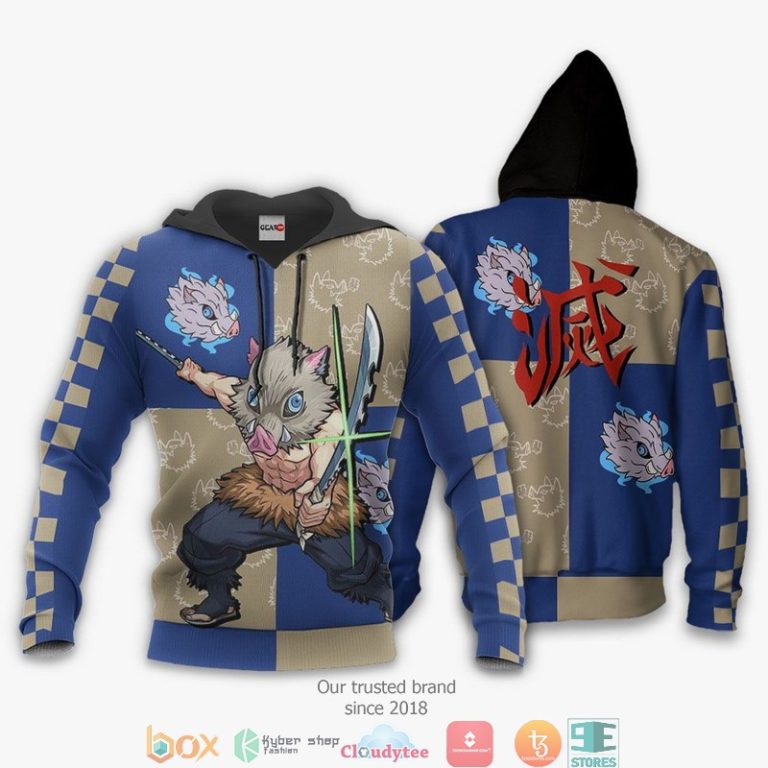 Kimetsu-Inosuke-Anime-3D-Hoodie-Bomber-Jacket-3