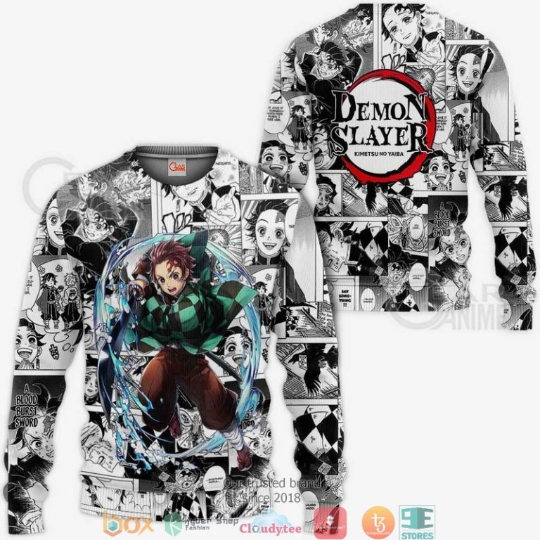 Kimetsu-Tanjiro-Anime-Mixed-Manga-3D-Hoodie-Bomber-Jacket-3