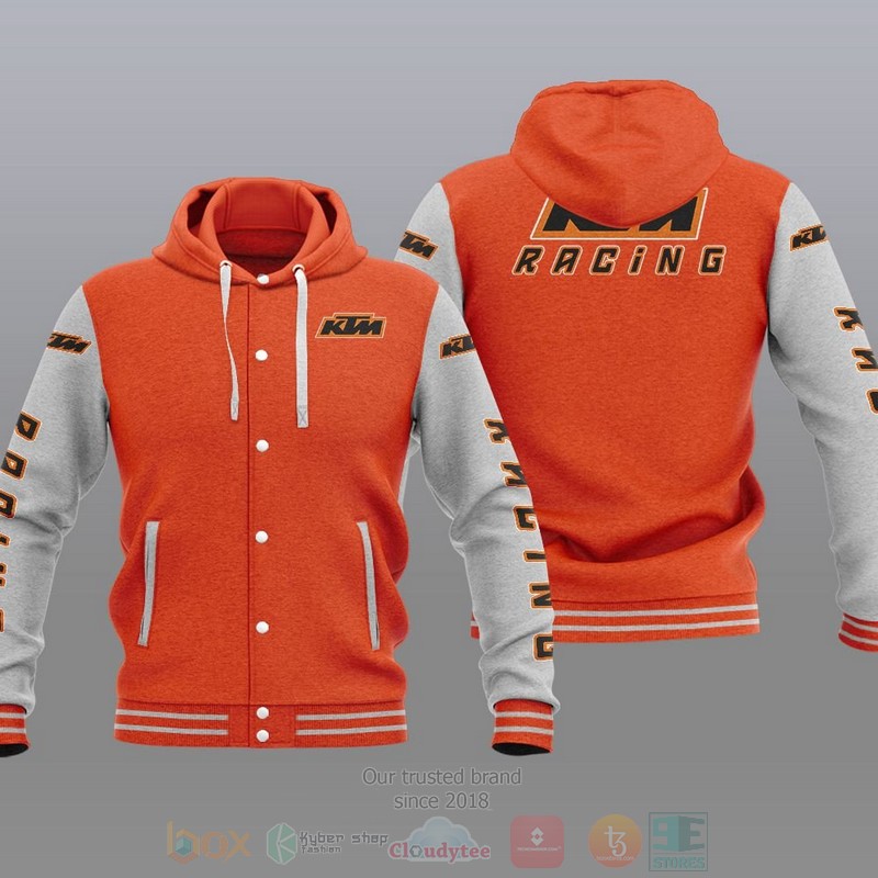 Ktm Racing Car Baseball Jacket Hoodie Ktm Racing Car Baseball Jacket Hoodie