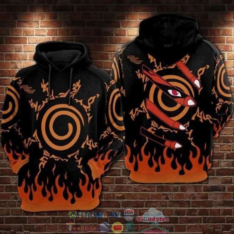Kurama-Naruto-Anime-3D-Hoodie-1