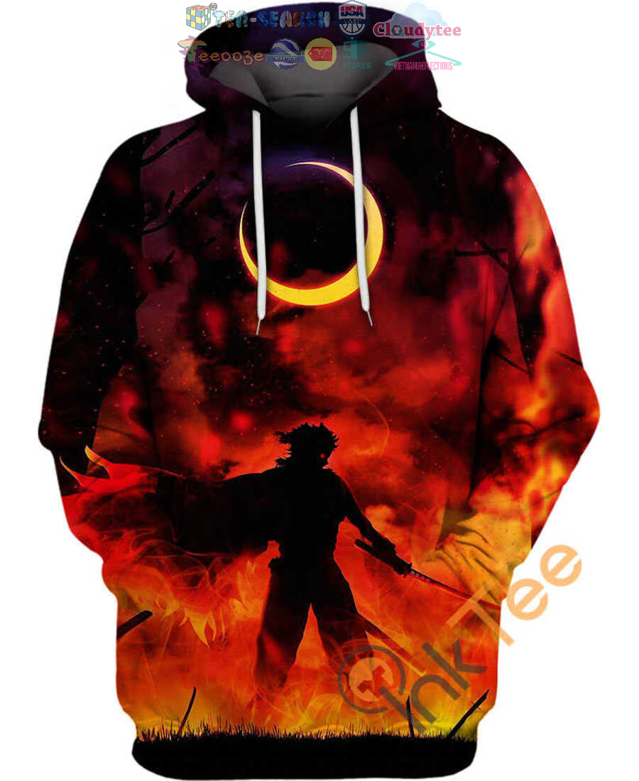 Kyojuro-Rengoku-Breath-Of-Fire-Demon-Slayer-Hoodie-3D-3