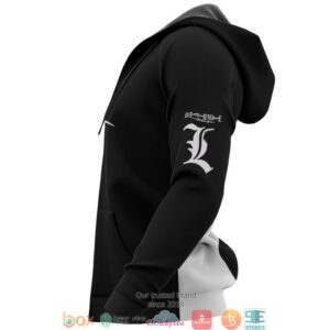 L Lawliet Anime 3D Hoodie