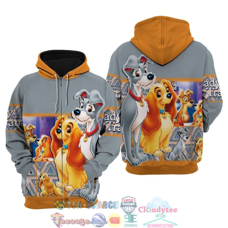 Lady-And-The-Tramp-Disney-Hoodie-3D-2