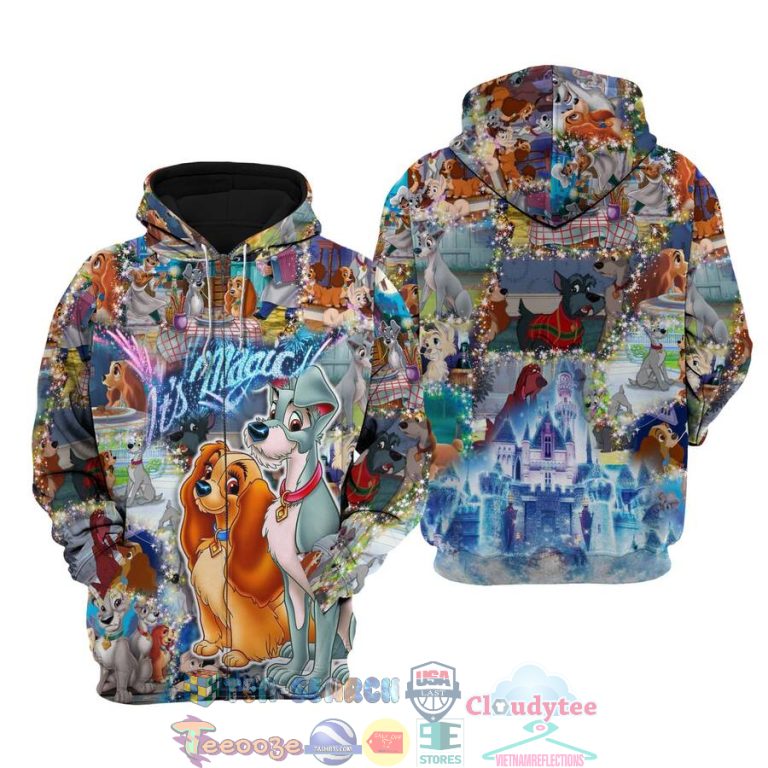 Lady-And-The-Tramp-Disney-ItS-Magic-Hoodie-3D-2