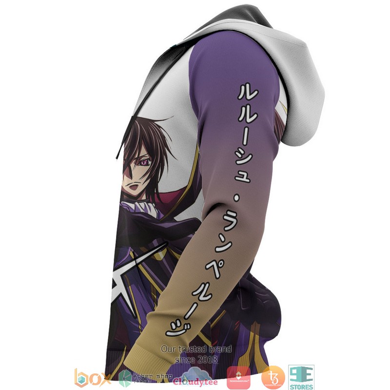 Lamperouge Lelouch Code Geass Anime Merch 3D Hoodie Lamperouge Lelouch Code Geass Anime Merch 3D Hoodie
