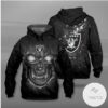 Las Vegas Raiders Lava Skull Hoodie