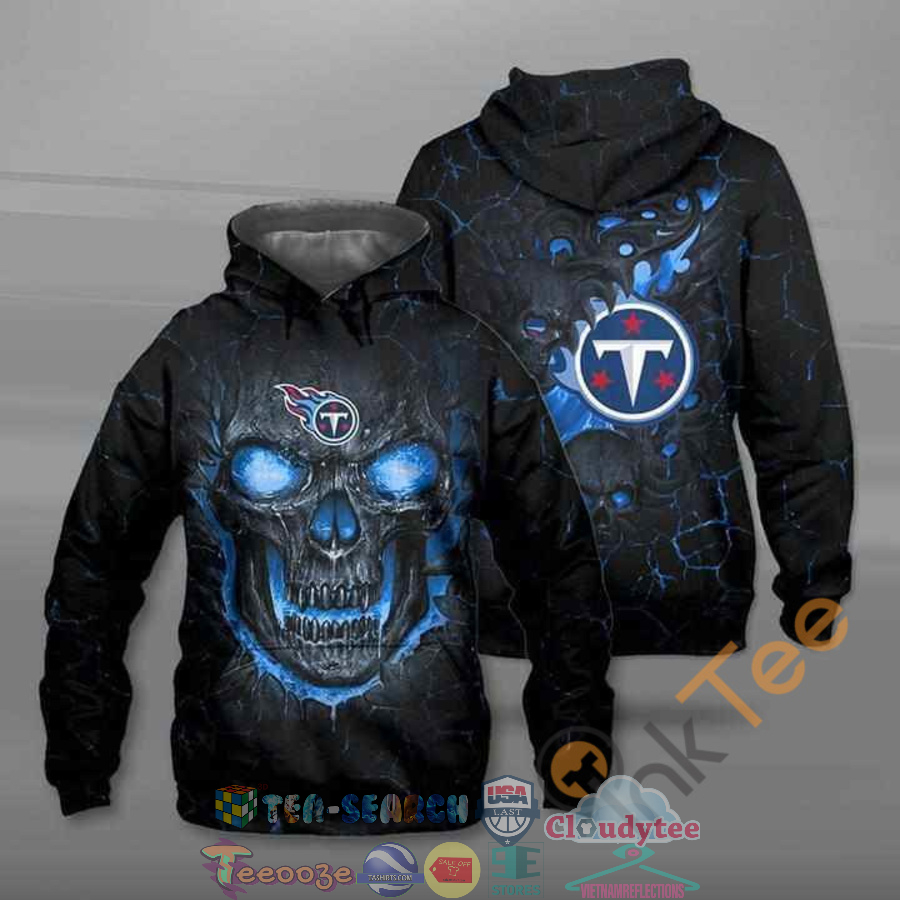 Lava Skull Nfl Tennessee Titans Hoodie 3D Lava Skull Nfl Tennessee Titans Hoodie 3D