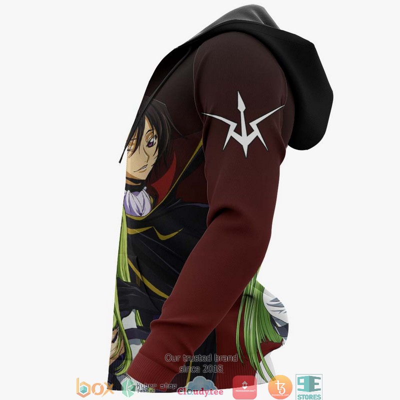 Lelouch And C.C. Code Geass Anime Merch Valentine’S 3D Hoodie Lelouch And C.C. Code Geass Anime Merch Valentine’S 3D Hoodie