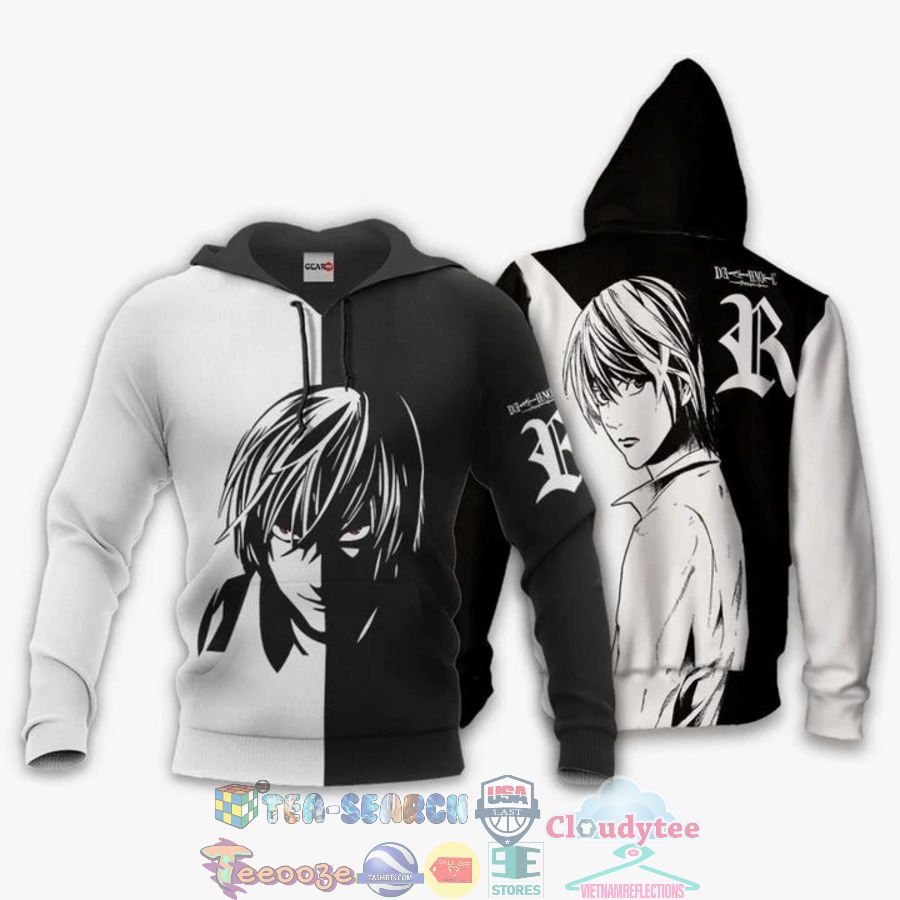 Light Yagami Death Note 3D Hoodie Light Yagami Death Note 3D Hoodie