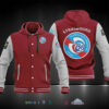 Ligue 1 Rc Strasbourg Alsace Baseball Hoodie Jacket