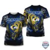 Los Angeles Rams Dragon Nfl 3D Hoodie T-Shirt