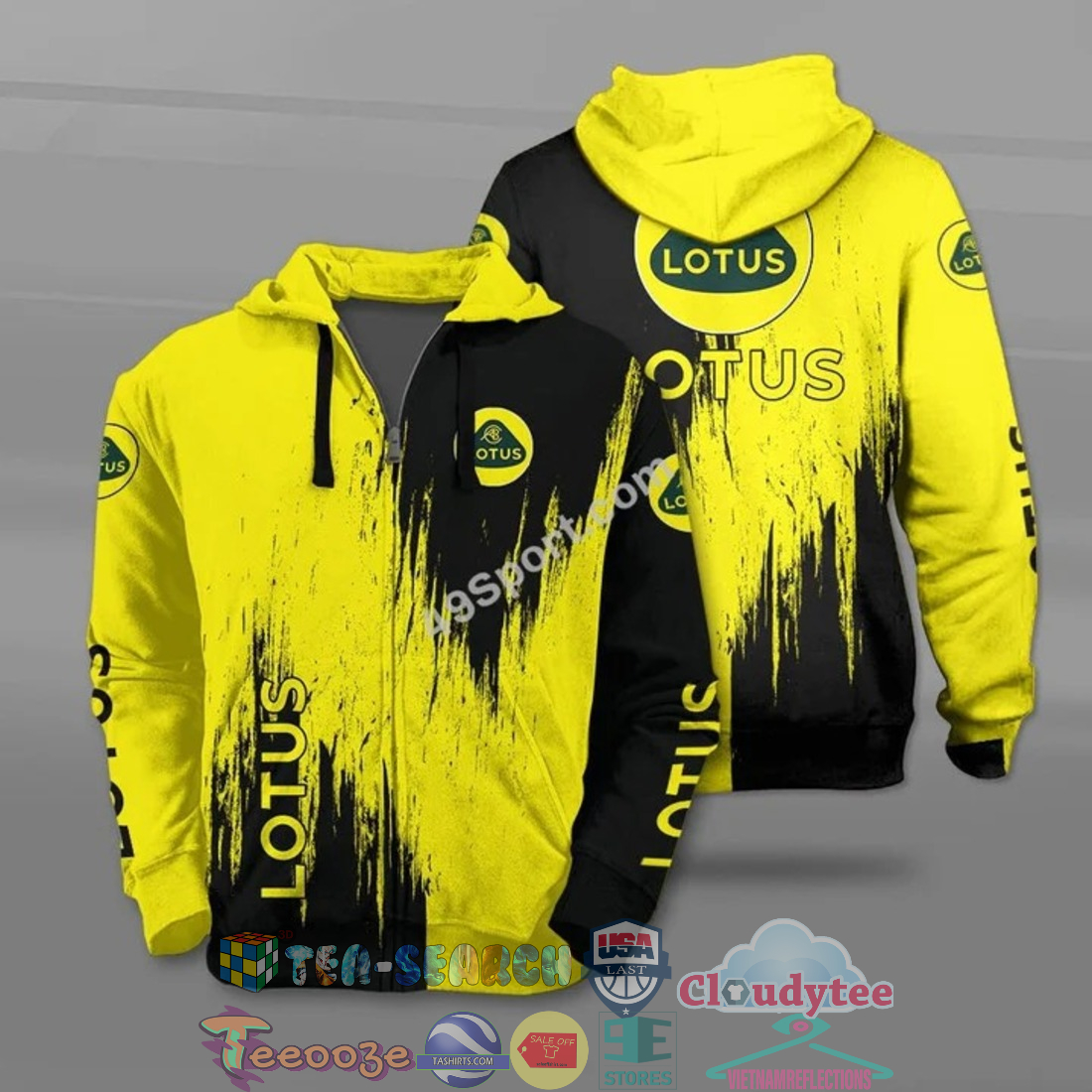 Lotus Cars All Over Printed T-Shirt Hoodie Lotus Cars All Over Printed T-Shirt Hoodie