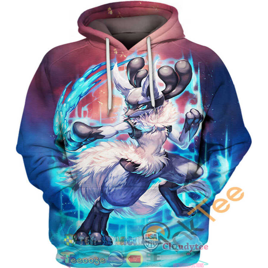 Lucario Pokemon Hoodie 3D Lucario Pokemon Hoodie 3D