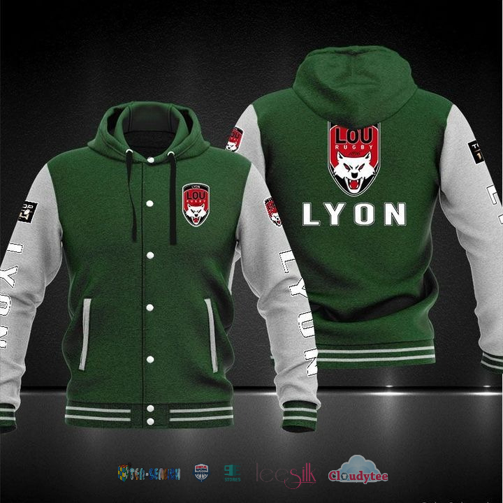 Lyon Ou Baseball Hoodie Jacket Lyon Ou Baseball Hoodie Jacket