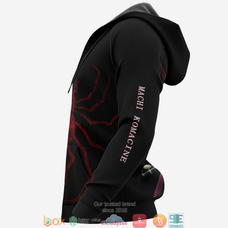 Machi Komacine Phantom Troupe Anime Hxh Merch 3D Hoodie Machi Komacine Phantom Troupe Anime Hxh Merch 3D Hoodie