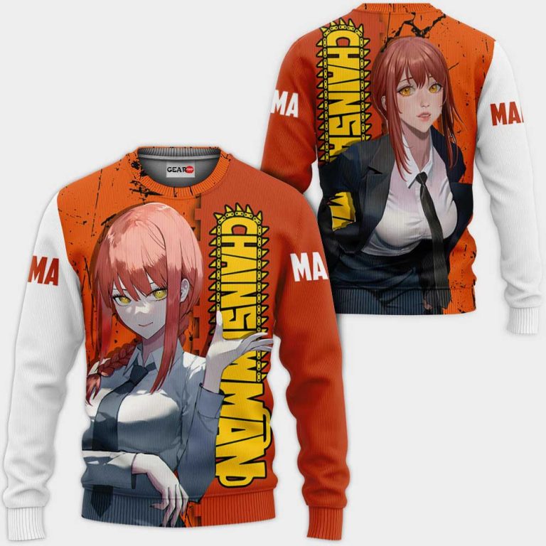 Makima-Custom-Chainsaw-Man-Anime-3D-Hoodie-Bomber-Jacket-2