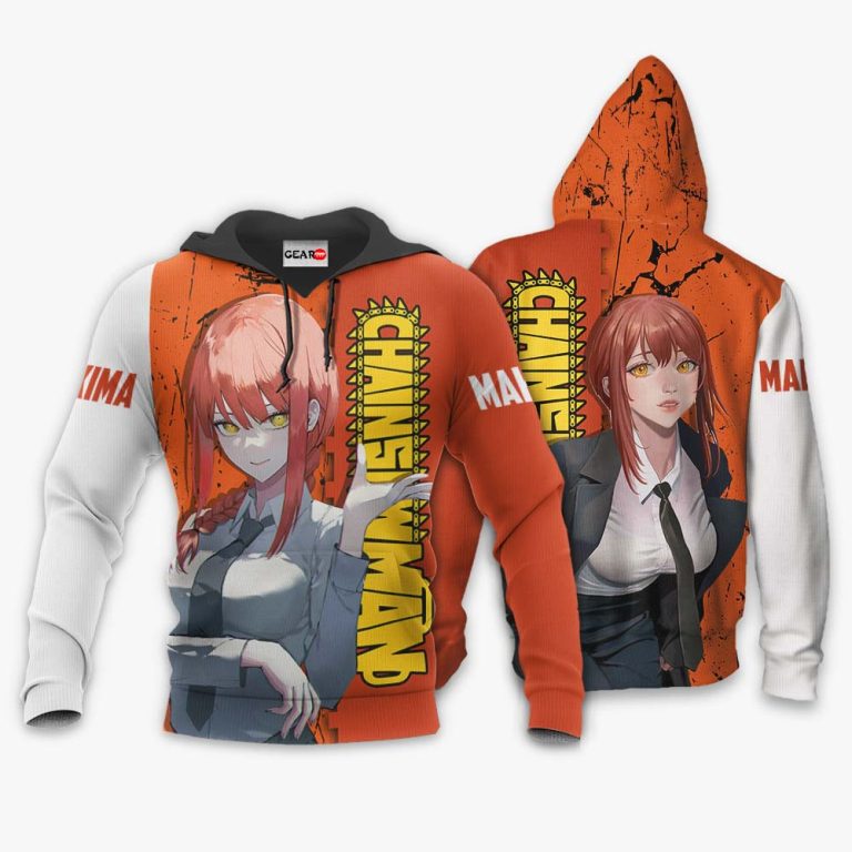 Makima-Custom-Chainsaw-Man-Anime-3D-Hoodie-Bomber-Jacket-3