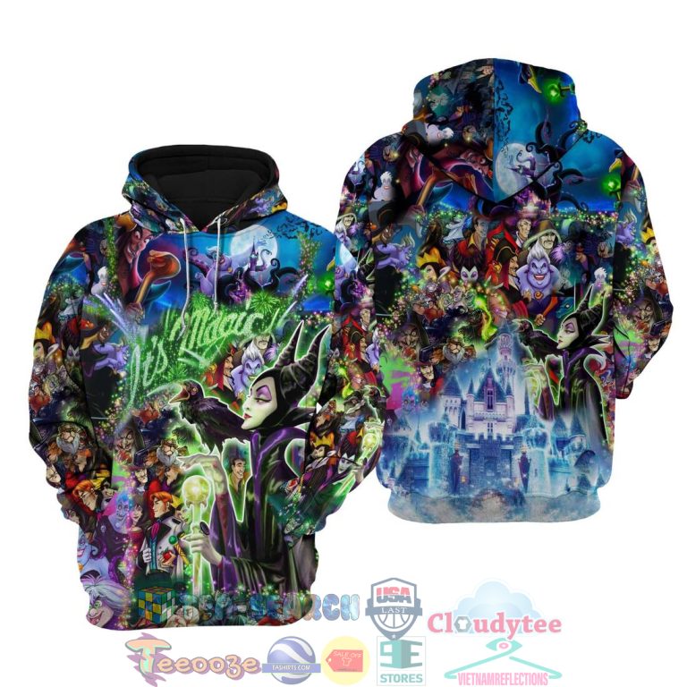 Maleficent-Villians-Disney-ItS-Magic-Hoodie-3D-3
