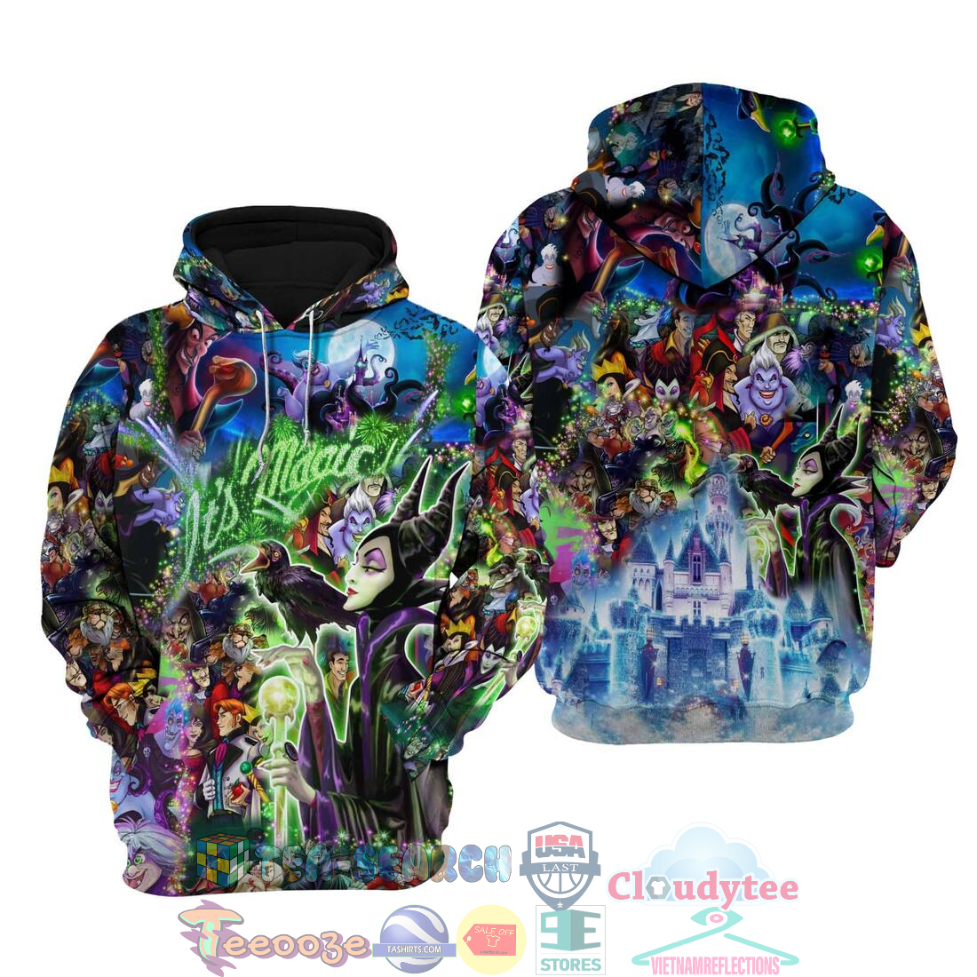 Maleficent Villians Disney It’S Magic Hoodie 3D Maleficent Villians Disney It’S Magic Hoodie 3D