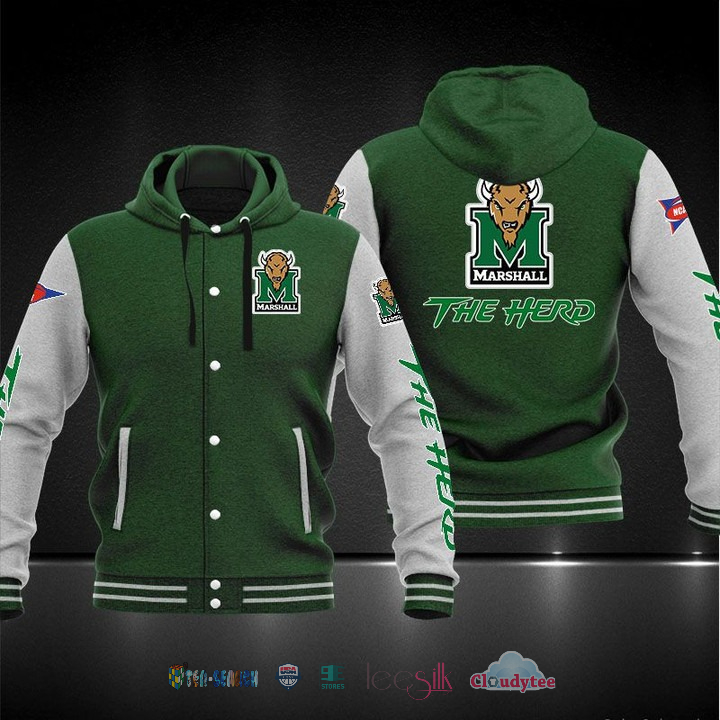 Marshall Thundering Herd Baseball Hoodie Jacket Marshall Thundering Herd Baseball Hoodie Jacket