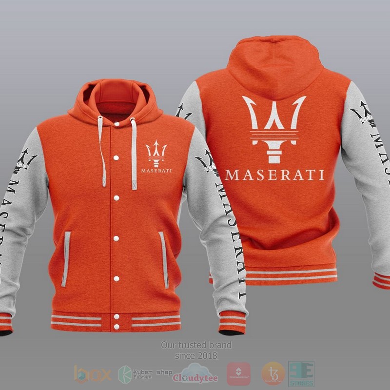 Maserati Car Baseball Jacket Hoodie Maserati Car Baseball Jacket Hoodie