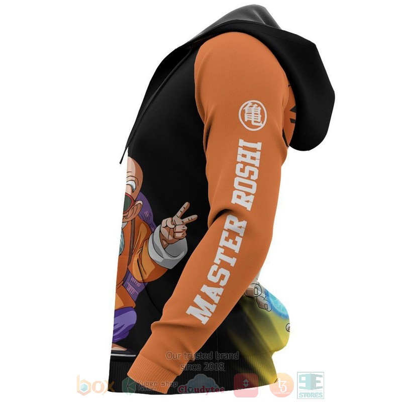 Master Roshi Dragon Ball Anime 3D Hoodie Master Roshi Dragon Ball Anime 3D Hoodie
