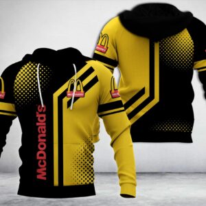 Mcdonald’S Black Yellow 3D Hoodie