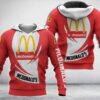 Mcdonald’S Red White 3D Hoodie