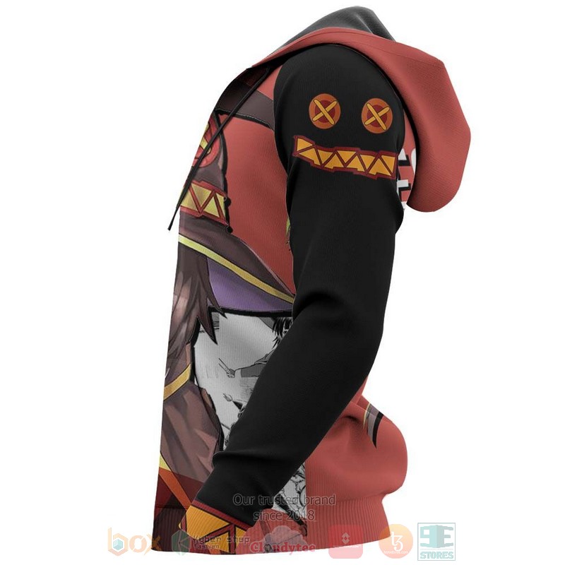 Megumin Konosuba Anime 3D Hoodie Megumin Konosuba Anime 3D Hoodie