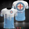 Melbourne City Fc Blue White 3D Shirt