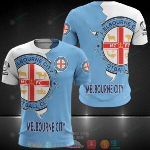 Melbourne City Fc Logo 3D Shirt