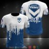 Melbourne Victory White Blue 3D Shirt