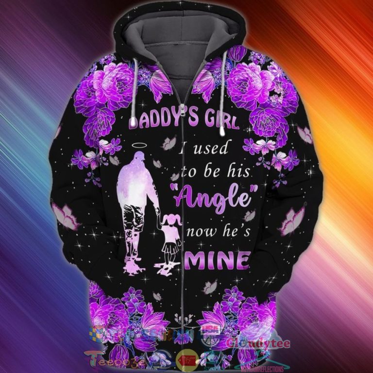 Memorial-Day-Father-And-Daughter-DaddyS-Girl-I-Used-To-Be-His-Angel-Now-HeS-Mine-3D-Hoodie-3