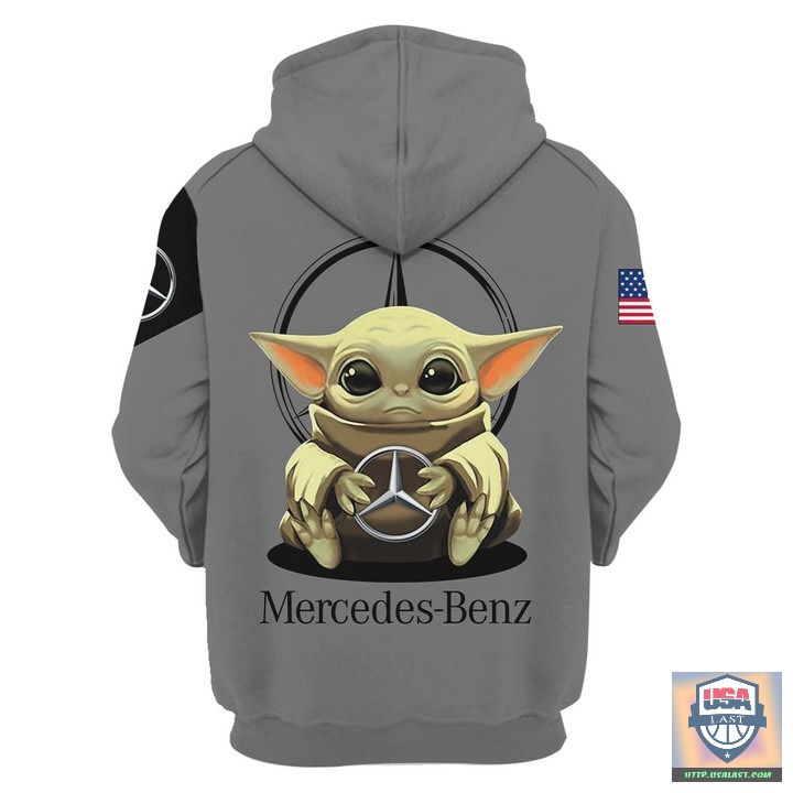 Mercedes Benz Baby Yoda 3D All Over Print Hoodie Mercedes Benz Baby Yoda 3D All Over Print Hoodie