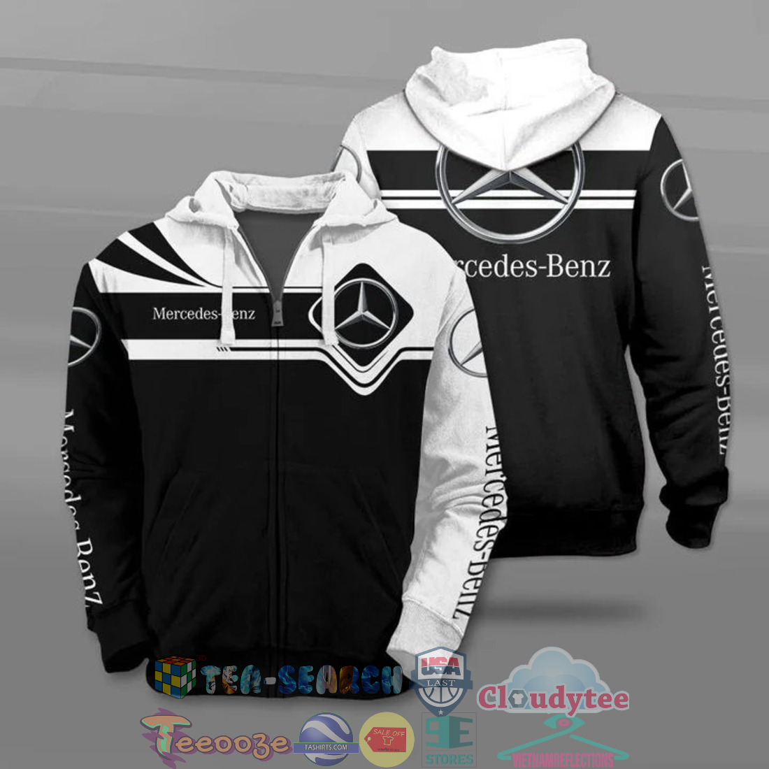 Mercedes Benz Ver 1 All Over Printed T-Shirt Hoodie Mercedes Benz Ver 1 All Over Printed T-Shirt Hoodie