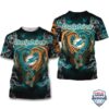 Miami Dolphins Dragon Nfl 3D Hoodie T-Shirt
