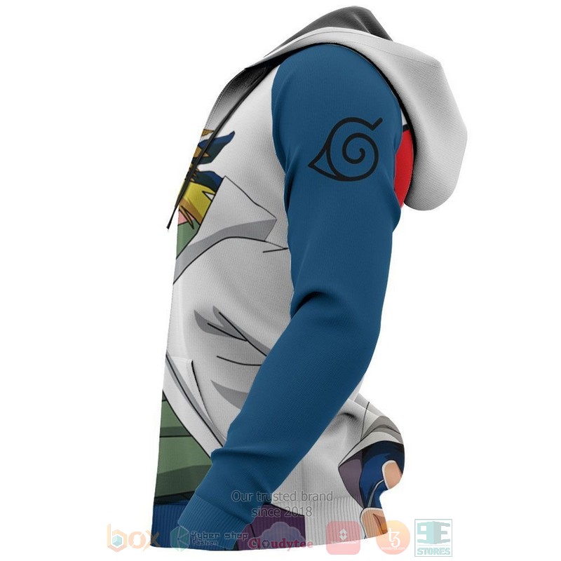 Minato Namikaze Naruto Anime 3D Hoodie Minato Namikaze Naruto Anime 3D Hoodie