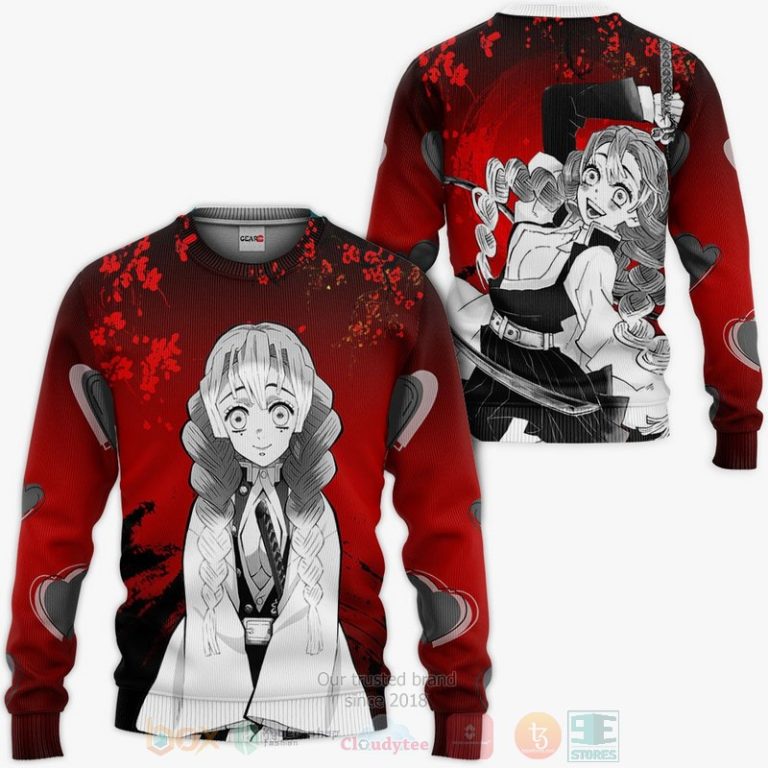 Mitsuri-Kanroji-Custom-Kimetsu-Anime-Red-3D-Hoodie-Bomber-Jacket-2