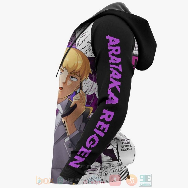 Mob Psycho 100 Custom Arataka Reigen Anime 3D Hoodie Mob Psycho 100 Custom Arataka Reigen Anime 3D Hoodie