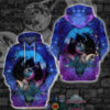 Moon Child Wolf 3D Hoodie
