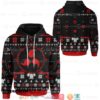 Naruto Sharingan Christmas Ugly Pattern Hoodie