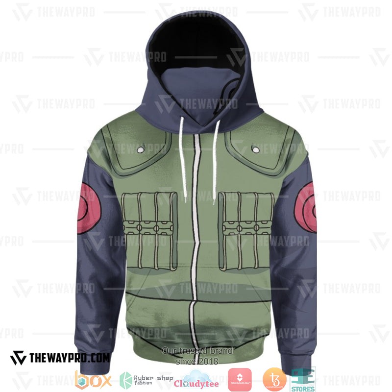 Naruto Shippuden Kakashi Hatake Snood Hoodie Naruto Shippuden Kakashi Hatake Snood Hoodie